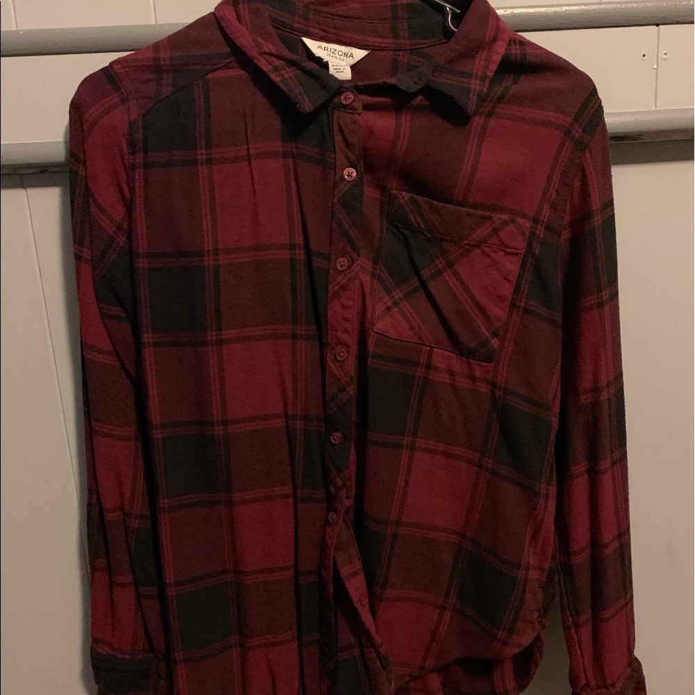 Black and red flannel